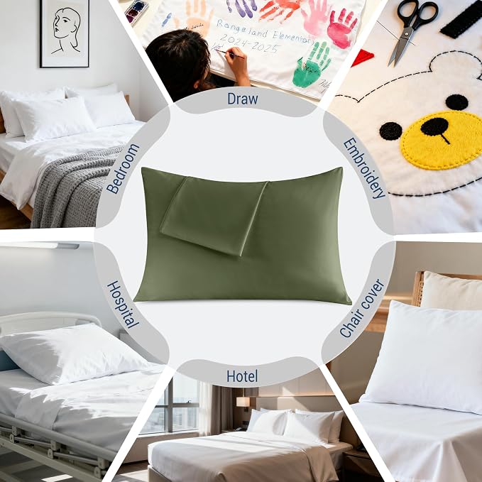 Pillowcases Standard 12 Pack, 20x26 Pillow Cases - Image 6