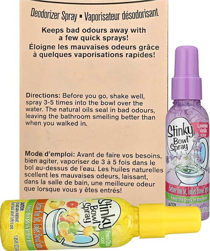 Set of 4 Stinky Bowl Spray 1.85oz - Image 2