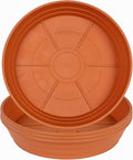 LWALRS Plant Saucer 14 Inch 4 Pack 6 8 10 12 14 16 18 20 25, Plastic Plant Trays by LWALRS