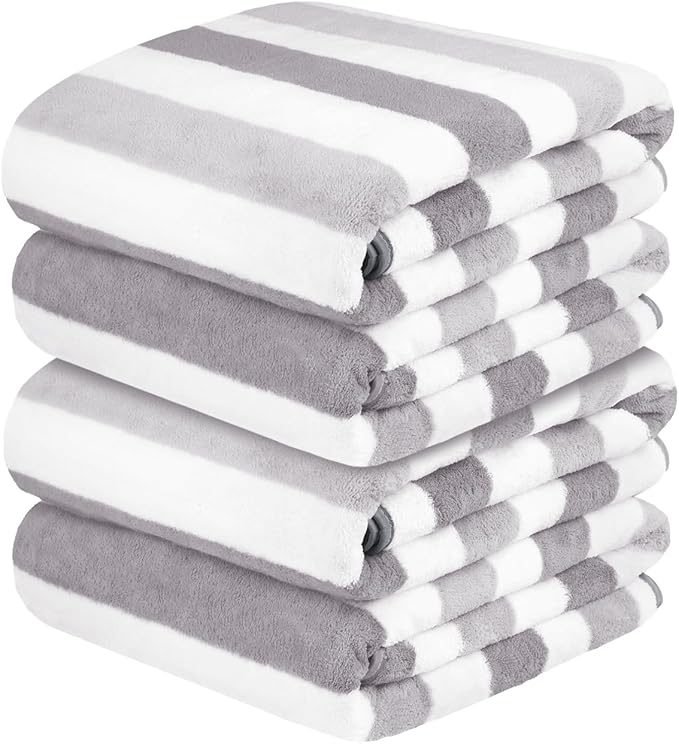 JML Bath Towels, Large Microfiber Towel Set, Ultra Soft, Super Absorbent by JML