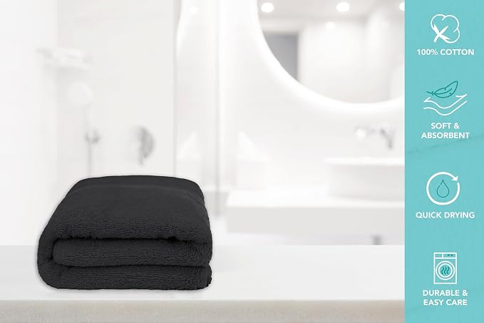 Medium Bath Towels Pack of 6 – 24x48 Inches – Soft, Quick Dry & Highly - Image 7