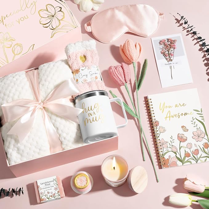 Mothers Day Birthday Gifts for Women Self Care Package, Get Well Soon Gift - Image 9