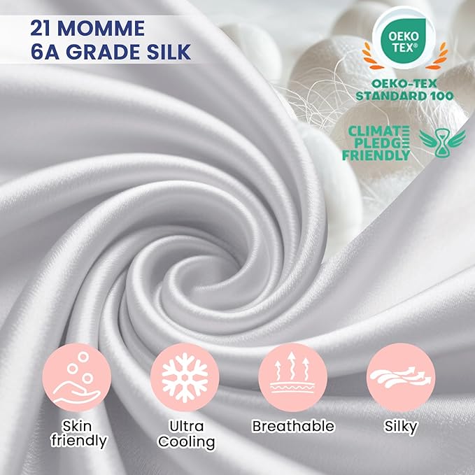 Ravmix 100% Silk Pillow Cases - Image 4