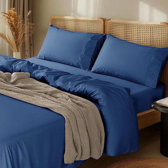 LBRO2M 1000 Thread Count 100% Egyptian Cotton Sheets Set Twin XL, 3 Piece Sets by LBRO2MBedding