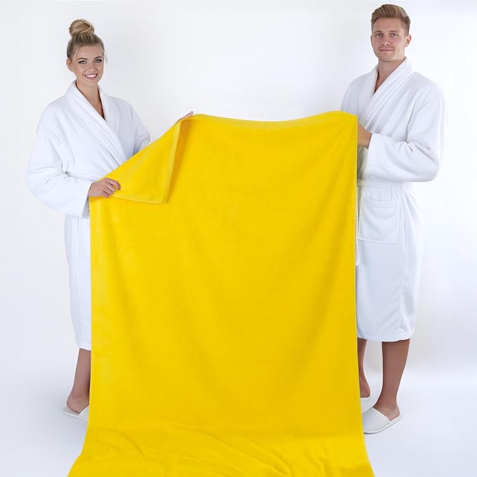 American Soft Linen 100% Cotton 600 GSM Turkish 40x80 Oversized Bath Towel Sheet - Image 5
