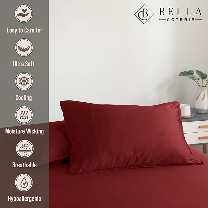 Bella Coterie | Luxury Standard Size Pillowcase Set | 100% Organically Grown - Image 2