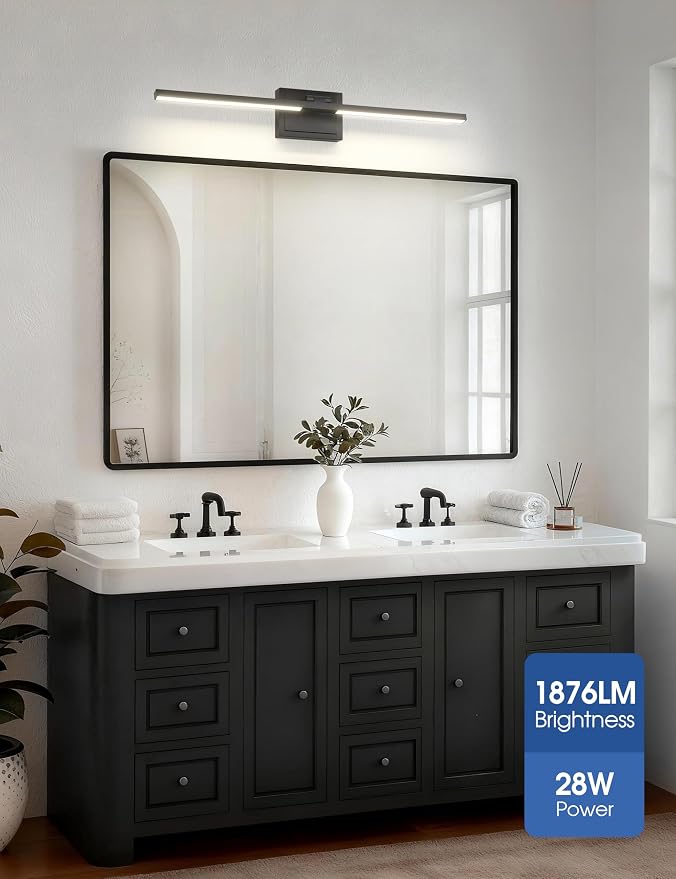 VOLISUN Bathroom Vanity Light 31.5 inch, 5CCT Dimmable, 28W LED Bathroom Light - Image 2