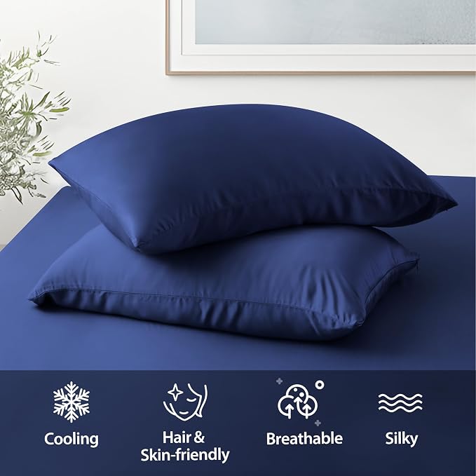 4 Pack Cooling Toddler Pillow Cases, Viscose Derived from Bamboo Small Pillow - Image 5