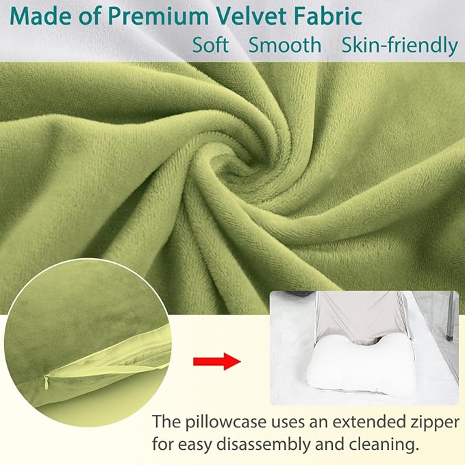 AS AWESLING Shredded Memory Foam Body Pillow, Pregnancy Pillows - Image 6