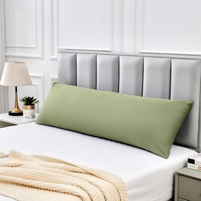 Warmstar Cotton Body Pillow Cover 1 Pack, 600 Thread Count Body Pillow case - Image 2