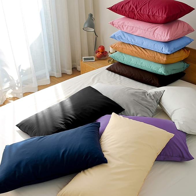 FLXXIE Pillow Cases Queen, Soft Microfiber Pillow Covers - Image 6
