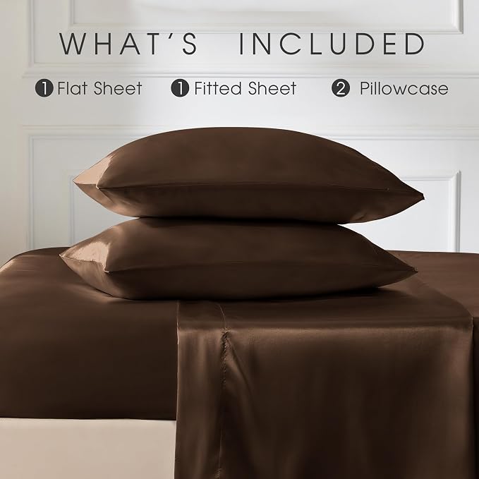 FreshCulture Satin Sheets King Size - Image 3