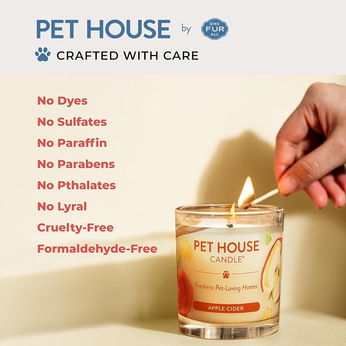 One Fur All Pet House Candle Plant-Based/Soy - Image 7