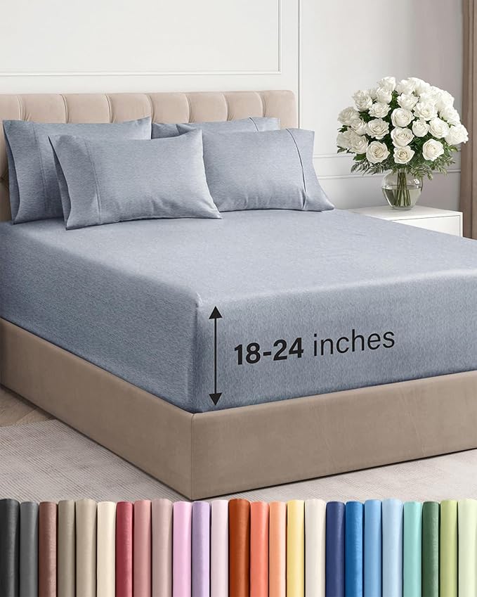 Extra Deep Cal King Sheet Set by CGKUnlimited