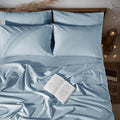 LBRO2M 100% Pure Linen Sheet Set Deep Pocket Up to 16" Bed Sheets Sets by LBRO2MBedding