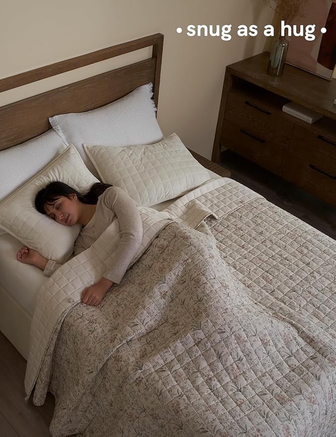 YnM 20lbs Weighted Blanket for Adults, Linen Heavy Bed Throw Blanket - Image 3