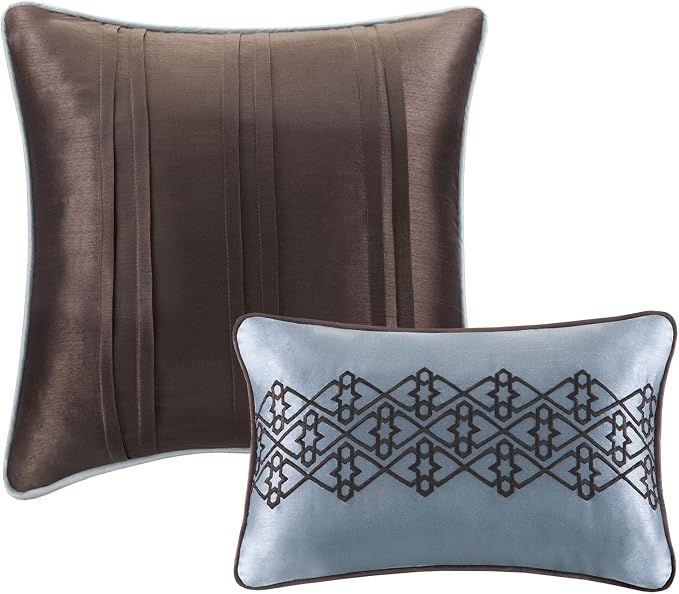 Madison Park Quilt Set Luxurious Jacquard Stripes Design - Image 14
