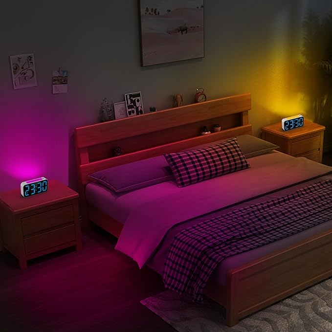 Topski Loud Alarm Clocks for Bedrooms Heavy Sleepers, Digital Clock - Image 7