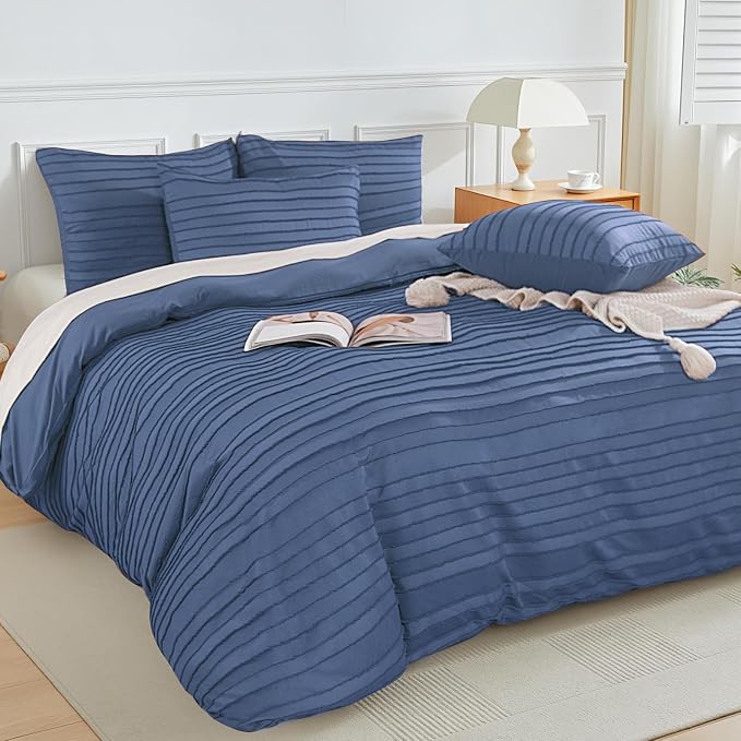 NEXHOME PRO Duvet Cover Full, 3 Pieces Boho Tufted Duvet Cover Set, Soft and - Image 2