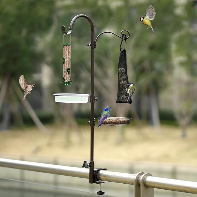 Deck Bird Feeding Station | Premium Multi Feeder Hanging Kit - Image 3