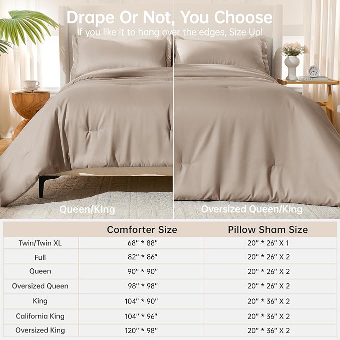 MUXHOMO Queen Comforter Set, All Season Ultra Soft Down Alternative Bedding - Image 8