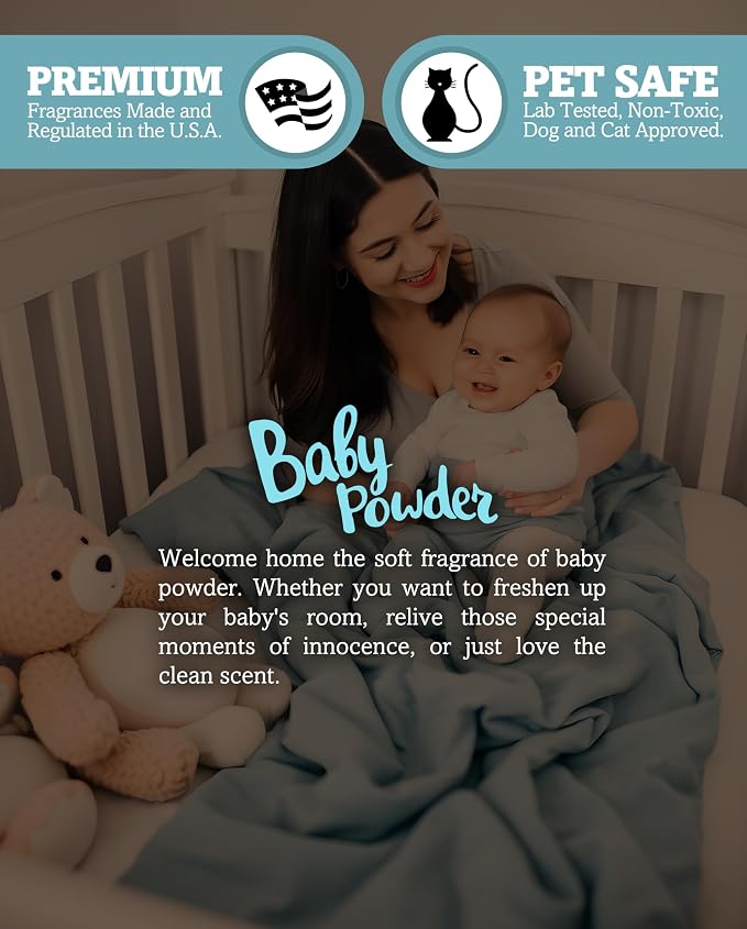Shortie's Candle Company Baby Powder Premium Tealight Candles - Image 5