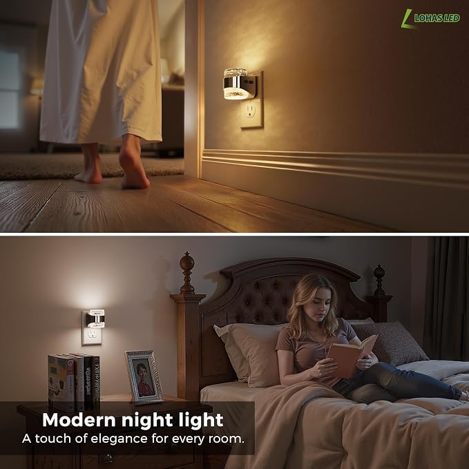 L LOHAS LED 3CCT Night Lights Plug into Wall, 3000K/4000k/5000K Adjustable - Image 5