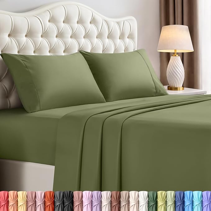 Utopia Bedding King Size Sheet Set – 4 Piece Bed Sheets, Soft and Breathable by UTOPIABEDDING