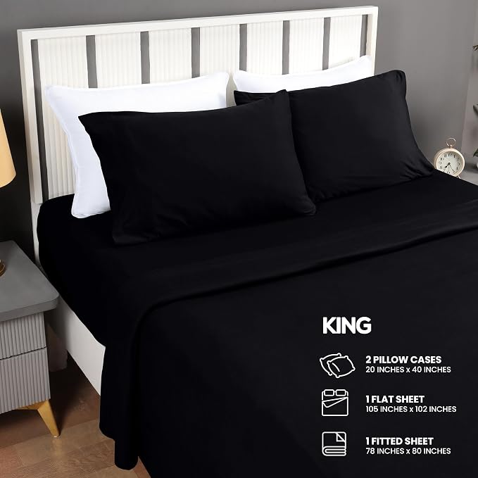 Utopia Bedding King Sheet Set - Image 2