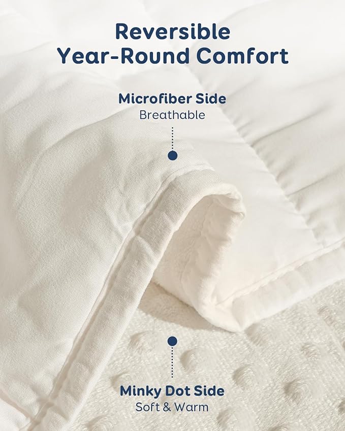 Kivik 20lbs Weighted Blanket for Adults, 20 Pounds Weight Washable Blankets - Image 3