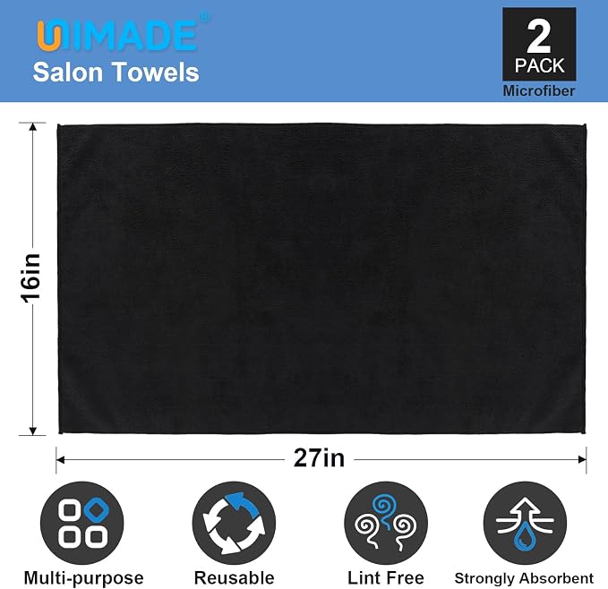 UNIMADE 2 Pack Salon Towels - Image 2