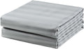 2-Pack Cotton TwinXL Flat Sheet Only, 600 Thread Count 100% Egyptian Cotton Top by ZaizaiHome