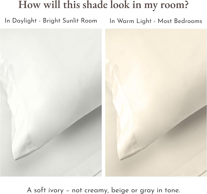California Design Den King Fitted Sheet Only Cotton - Image 5