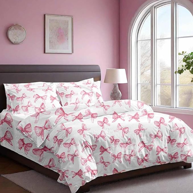 Nanko Queen Size Comforter Set, Modern Romantic Bedroom Decor Bedding Sets in a - Image 4