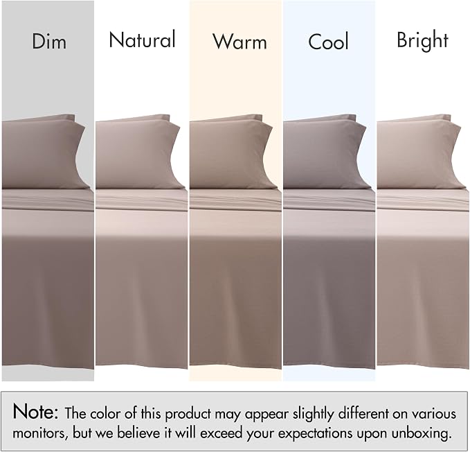 RUVANTI 100% Cotton Sheets – King Size Percale Bedding, Cooling & Breathable - Image 7