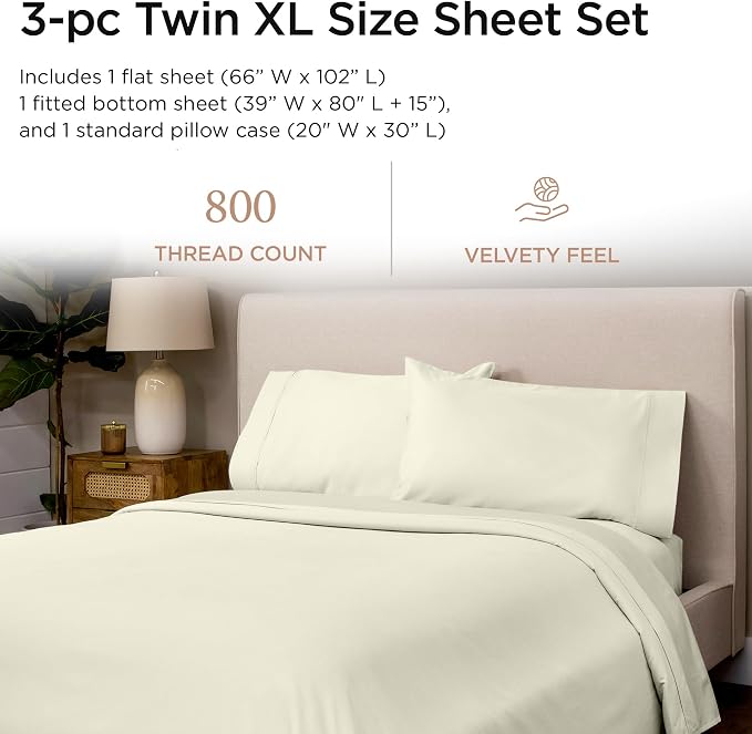 Threadmill Luxury 800 Thread Count 100% Cotton Sheets - Image 2