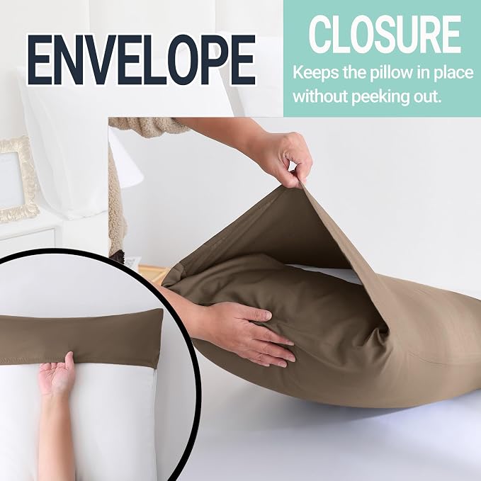 ZPECC Pillow Cases King Size Set of 12, 20x36 Envelope Closure Pillowcases - Image 5