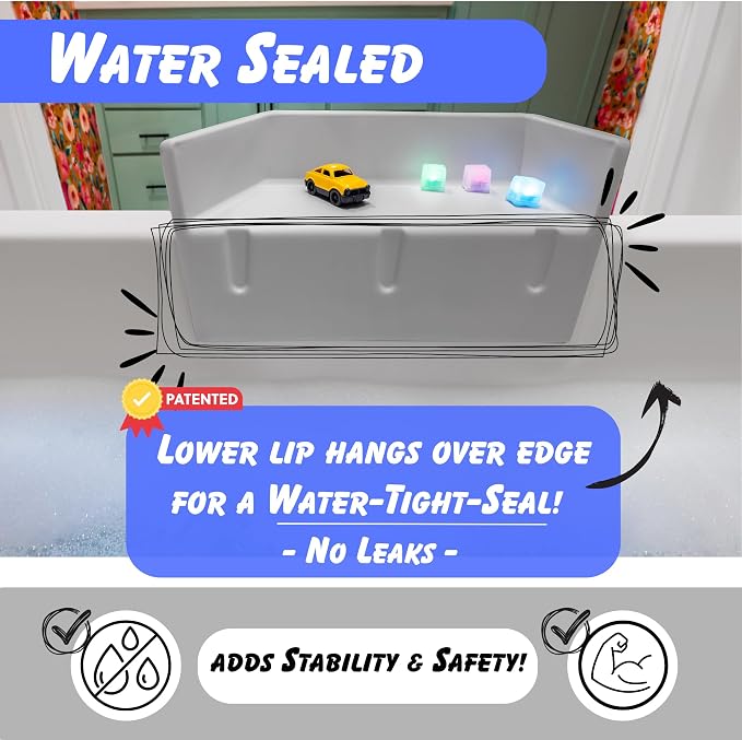 Tub Topper® Mini Bathtub Splash Guard - Image 5