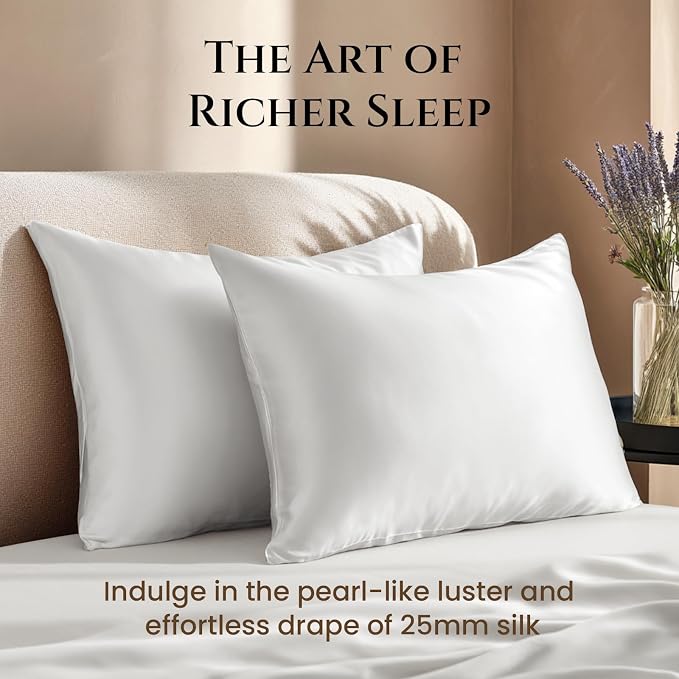 THXSILK 100% Silk Pillowcase for Hair and Skin Luxury 25 Momme Mulberry Silk - Image 7