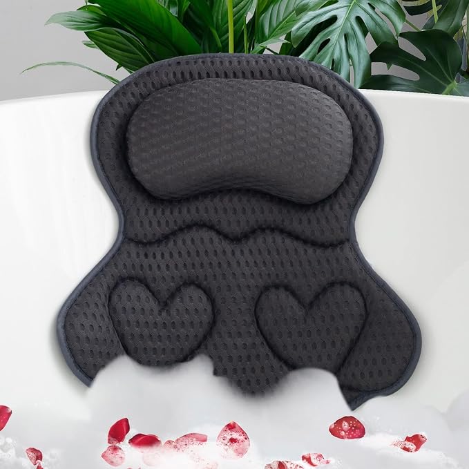 Bath Pillows for Tub Luxury, Bath Pillow for Head and Neck, Fit Bathtub Hot Tub by Joeyset
