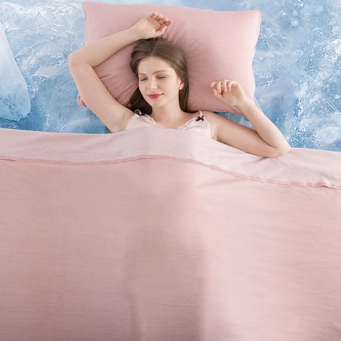 Elegear Revolutionary Cooling Blanket Throw Absorbs Heat to Keep Body Cool by Elegear