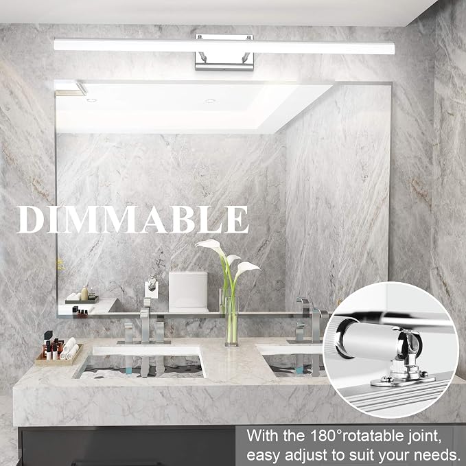 Aipsun 40in Dimmable Modern LED Vanity Lights - Image 3