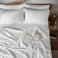LBRO2M 100% Pure Linen Sheet Set Deep Pocket Up to 16" Bed Sheets Sets by LBRO2MBedding
