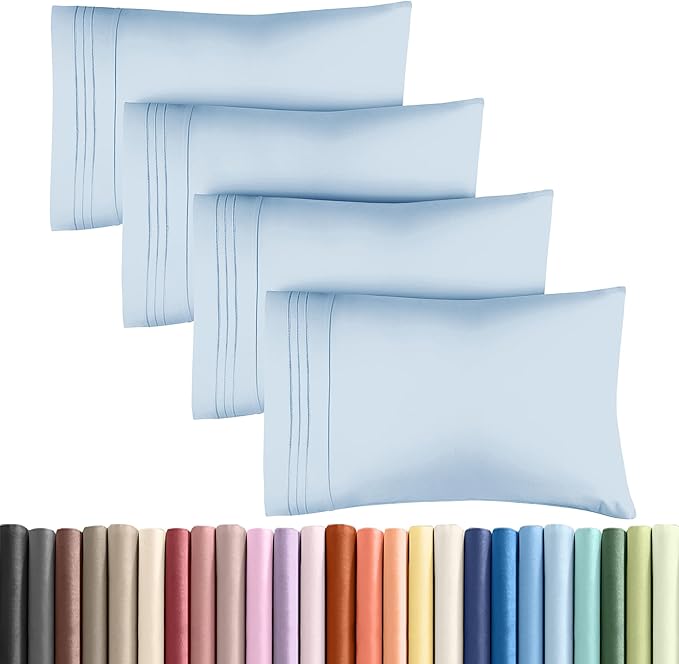 King Pillow Cases Set of 4 by CGKUnlimited