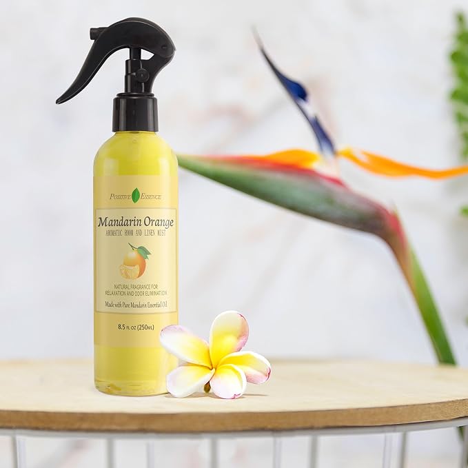 Mandarin Orange Linen and Room Spray, Natural Air Freshener Made - Image 2