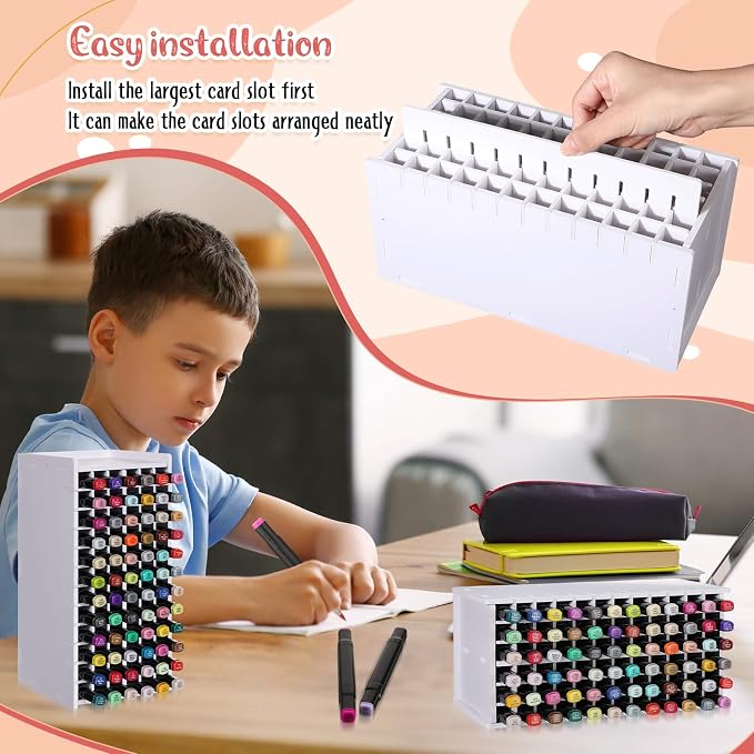 2 Pack Marker Storage Organizer Marker Organizer - Image 3
