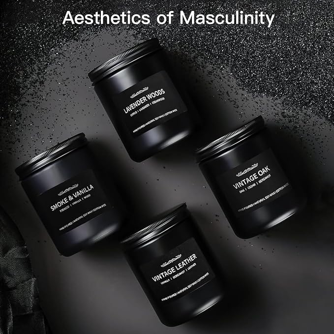 Scented Candle Set, Men Candle Set, Scented Candles - Image 6