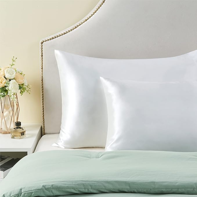 BEDELITE Satin Pillowcase with Zipper, Super Soft and Cooling Similar to Silk - Image 6