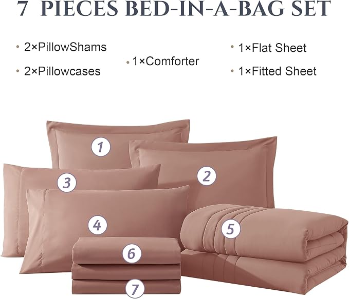 Monbix Queen Comforter Set - Image 7