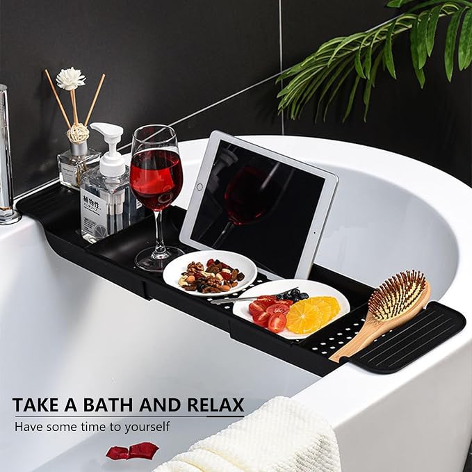 Bath Tub Tray - Stretchable, Strong Load-Bearing, Anti-Slip Design - Ultimate - Image 2